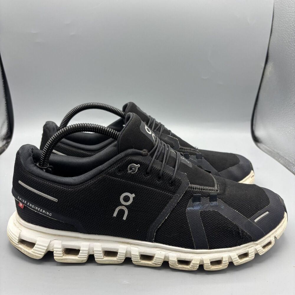 On Cloud 6 Mens Running Shoes Midnight Black/White Sneakers Mens Size 10 US